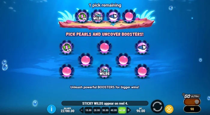 Manta Mayhem - Chagua nyongeza kabla ya Free Spins